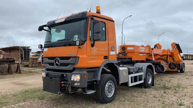 2010 &Oslash;veraasen EP9BW on 2010 Mercedes-Benz 2041 4x4 Snow Plow Truck