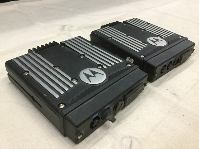 (2) Motorola M20QSS9PW1AN Handheld Mobile Radios