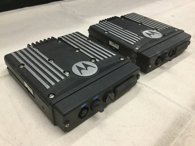 (2) Motorola M20QSS9PW1AN Handheld Mobile Radios