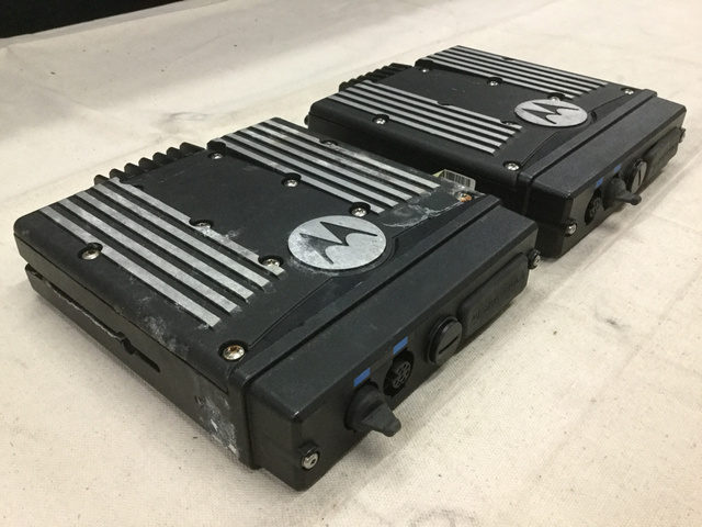 (2) Motorola M20QSS9PW1AN Handheld Mobile Radios