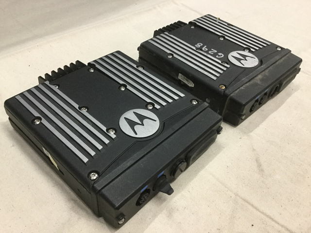 (2) Motorola M20QSS9PW1AN Handheld Mobile Radios