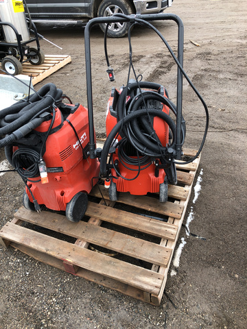 Lot of (2) Hilti DD-WMS 100 Water Management Systems Lot of (2) Hilti DD-WMS 100 Water Management Systems