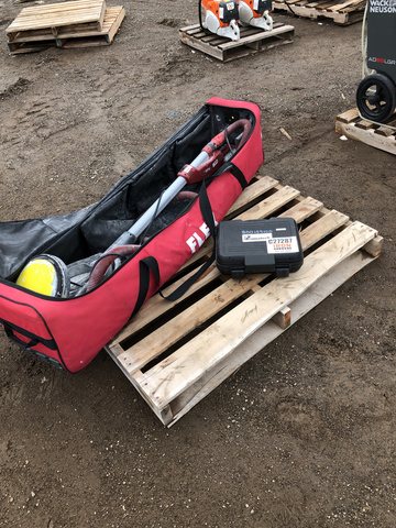 Lot of (1) Drywall Sander & (1) Flooring Stapler Lot of (1) Drywall Sander & (1) Flooring Stapler
