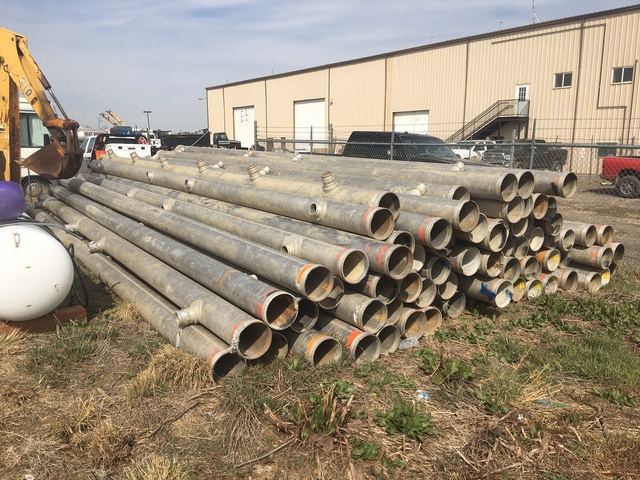 Lot of 10" x 30' Aluminum Manifolds