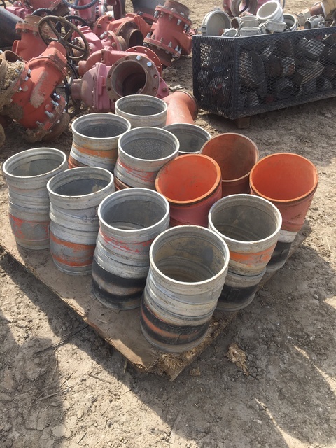 Lot of 10" 22 1/2 Degree Couplings