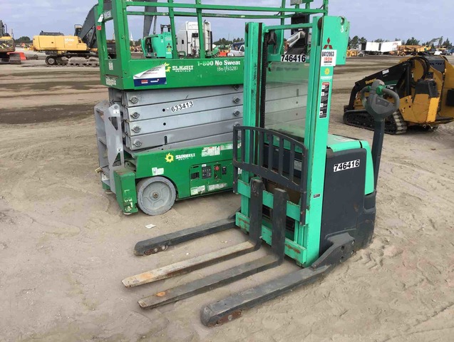 2015 (unverified) Mitsubishi PWT18N 3528 lb Electric Forklift