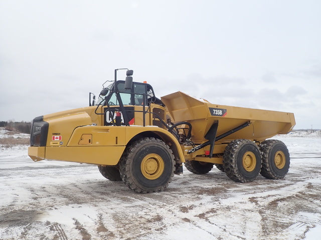 2014 Cat 735B Articulated Dump Truck