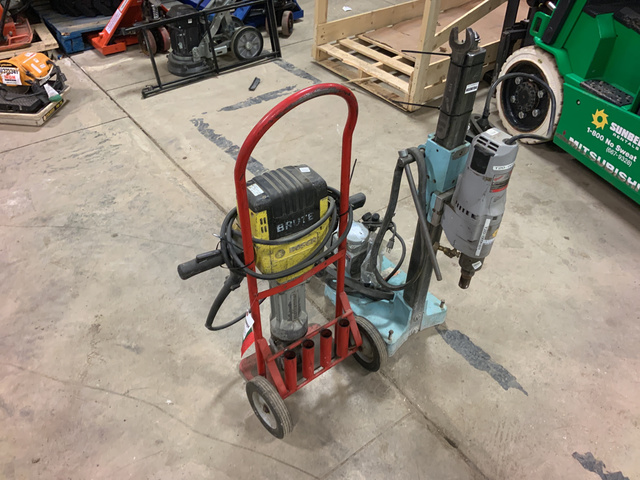 Lot of (1) Bosche Brute Electric Breaker & (1) Target / Milwaukee Core Drill