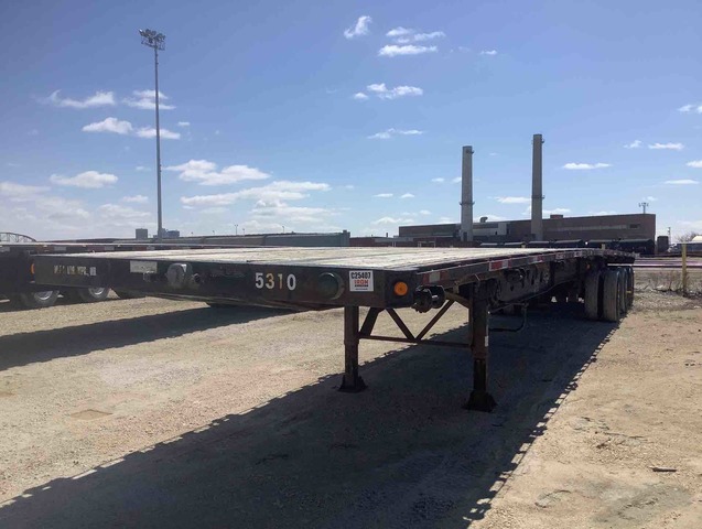 2005 Manac Tri/A Flatbed Trailer 2005 Manac Tri/A Flatbed Trailer