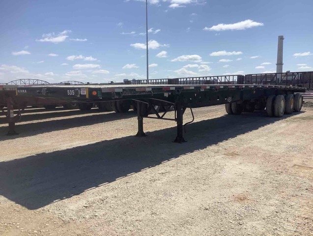 2002 Manac Tri/A Flatbed Trailer 2002 Manac Tri/A Flatbed Trailer