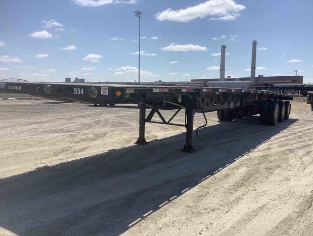 2003 Manac Tri/A Flatbed Trailer 2003 Manac Tri/A Flatbed Trailer