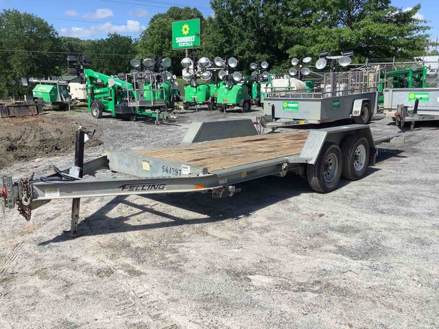 2014 Felling FT-10IT-I-G T/A Tilt Deck Equipment Trailer