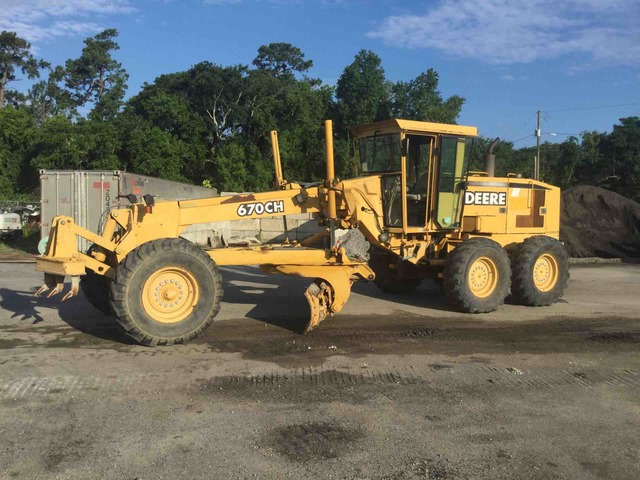 John Deere 670CH Motor Grader John Deere 670CH Motor Grader