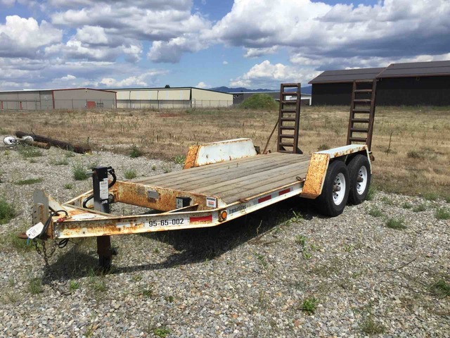1995 Trail King TK8 T/A Equipment Trailer