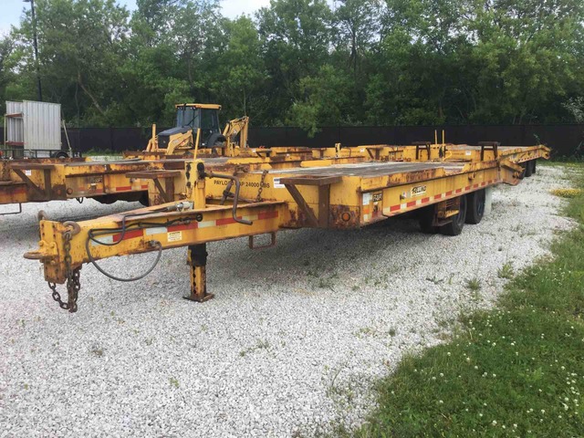 2010 Felling T/A Tilt Deck Equipment Trailer