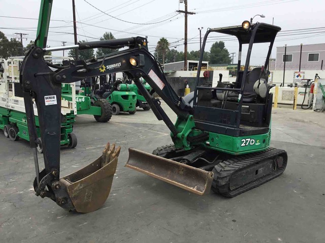 2013 (unverified) John Deere 27D Mini Excavator