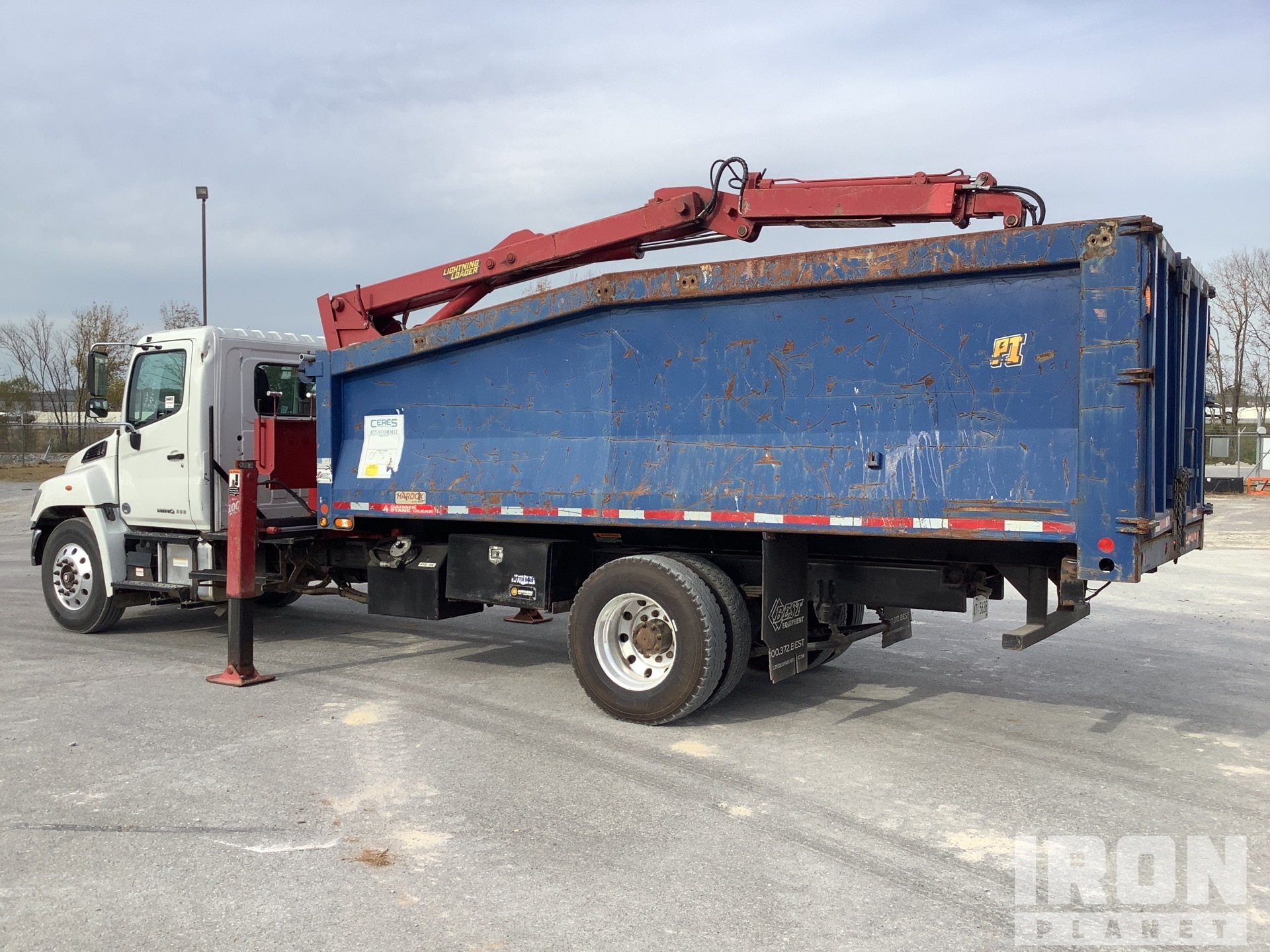 Peterson TL3 Grapple on 2018 Hino 338 S/A Truck in Lebanon