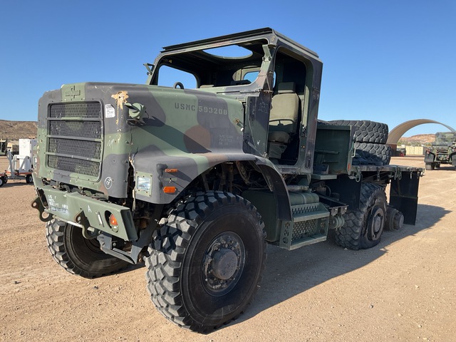 2002 Oshkosh AMK23 MTVR 7 Ton 6x6 Cargo Truck