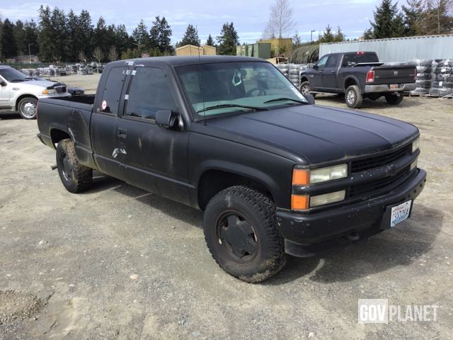 Surplus 1997 Chevrolet Silverado K1500 4x4 Extended Cab Pickup In Lakewood Washington United States Govplanet Item