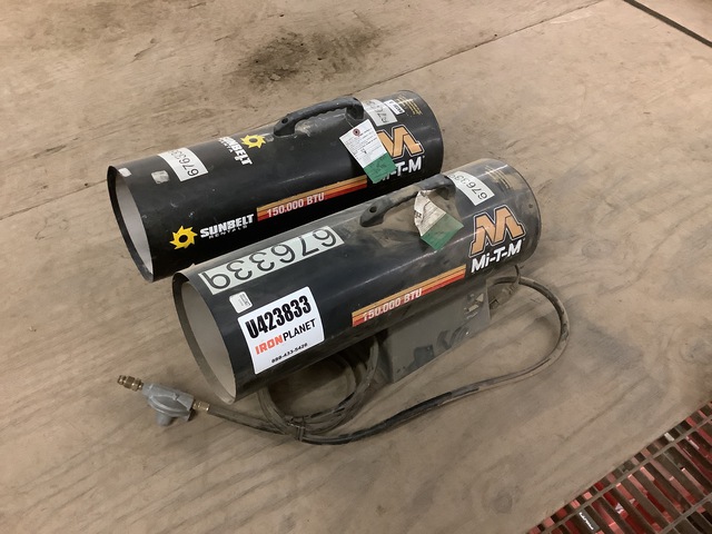 Lot of (2) Mi-T-M Space Heaters Lot of (2) Mi-T-M Space Heaters