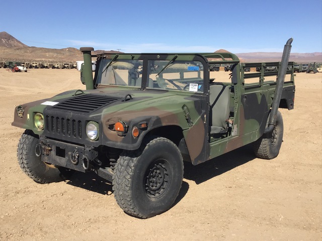 2005 AM General M1123 HMMWV 2 Door w/Truck Body