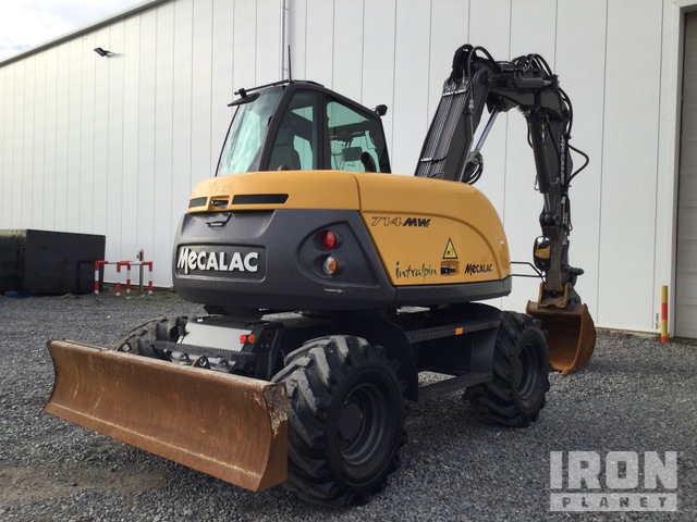 2016 Mecalac 714MW Wheel Excavator in Zevenbergen, Netherlands