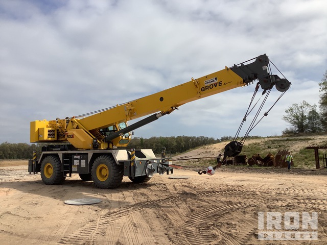 2015 (unverified) Grove RT600E 50 Ton Rough Terrain Crane in Altamonte ...