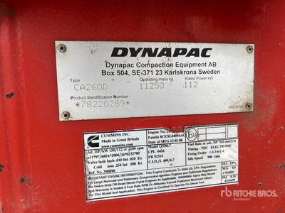2008 Dynapac CA260D Gladde trommelpers