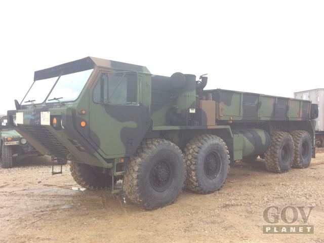 Surplus 1984 Oshkosh M977 HEMTT 8x8 Truck w/Rear Mounted Crane in