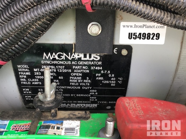 16 Generac Magnum Mmg25if4 29 Kva Mobile Gen Set In North Franklin Connecticut United States Ironplanet Europe Item