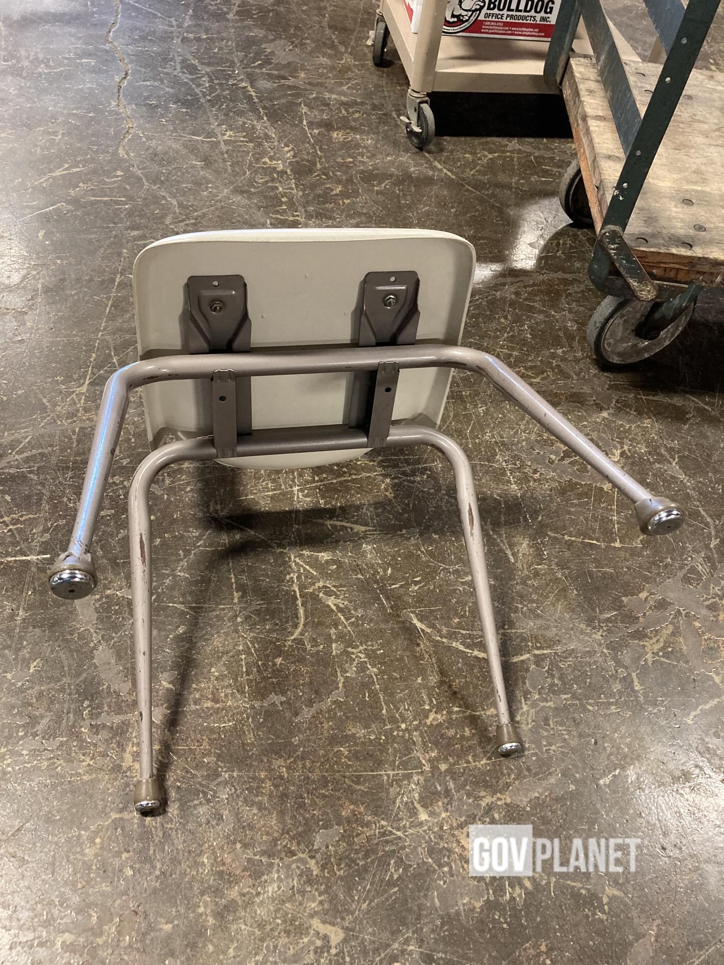 BRUNSWICK Vintage Old School Fiberglass Molded Shell Chair in