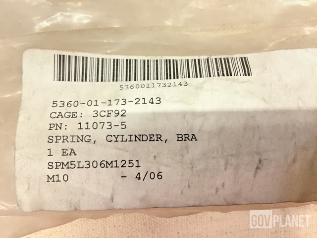 Surplus (90) Resilient Mounts, (34) Cylinder Springs & Assorted Surplus (90) Resilient Mounts, (34) Cylinder Springs & Assorted