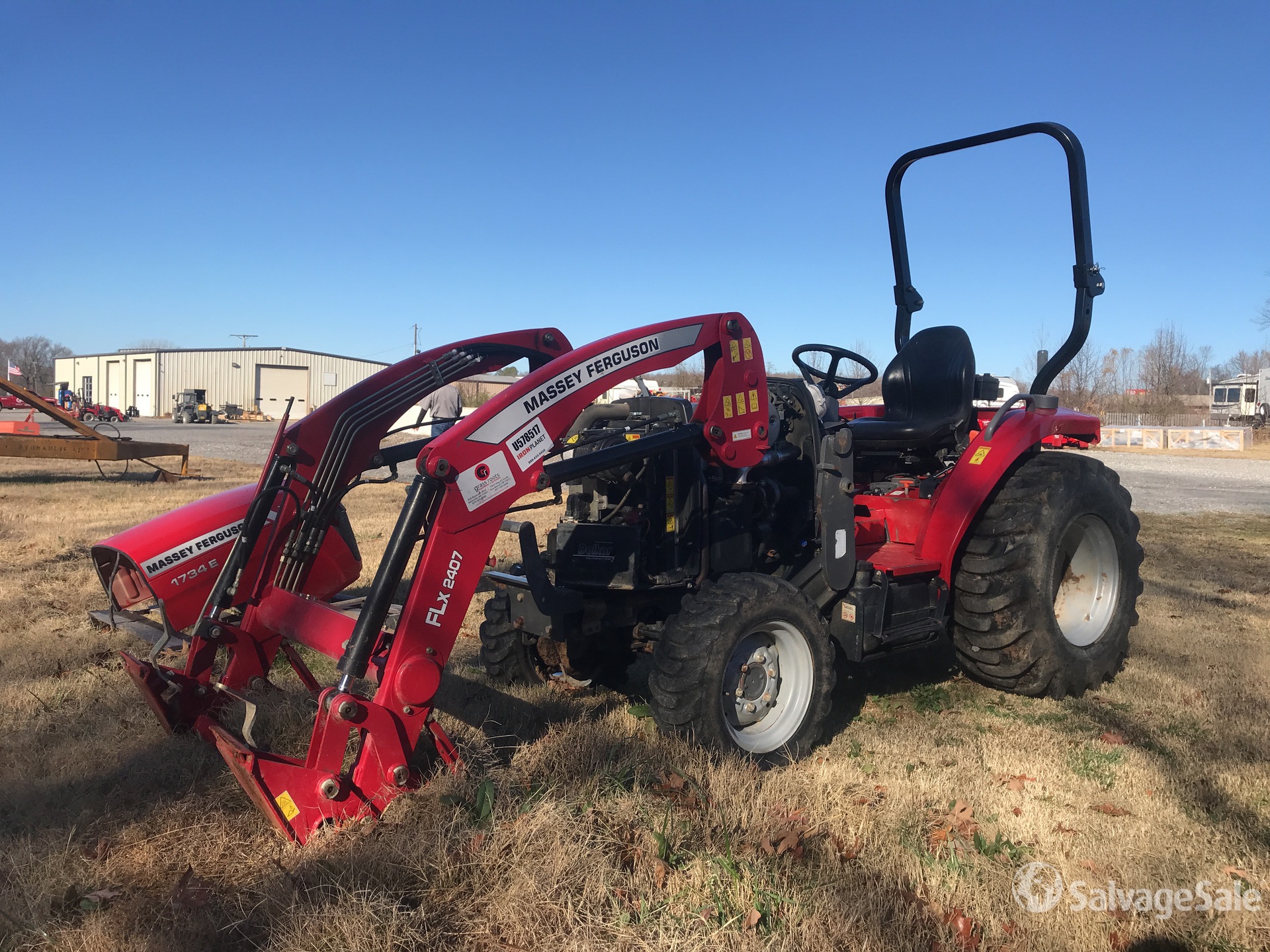 2019 Massey Ferguson 1734E 4WD Tractor in Batesville, Arkansas