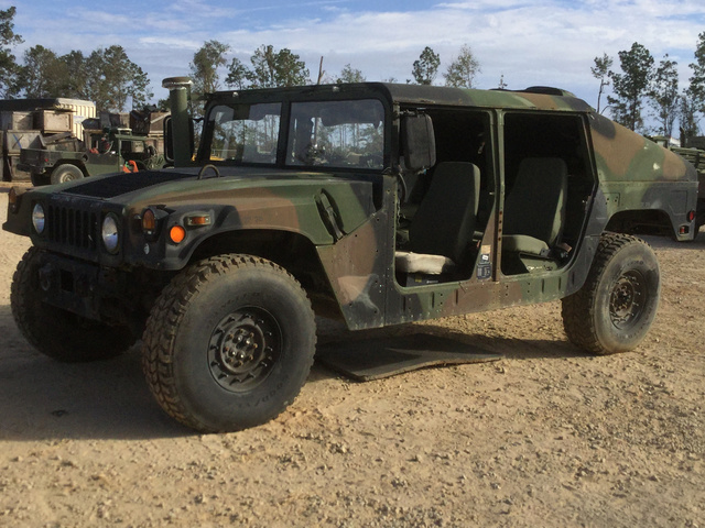 2001 AM General M1043A2 4 Door Hard Top w/Slant Back