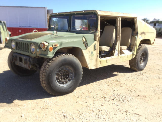 AM General M1043A2 HMMWV 4 Door Hard Top w/Slant Back