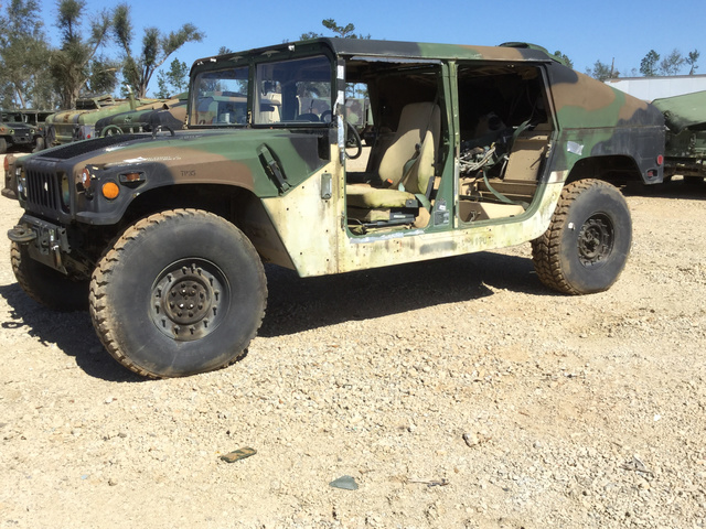 AM General M1043A2 HMMWV 4 Door Hard Top w/Slant Back