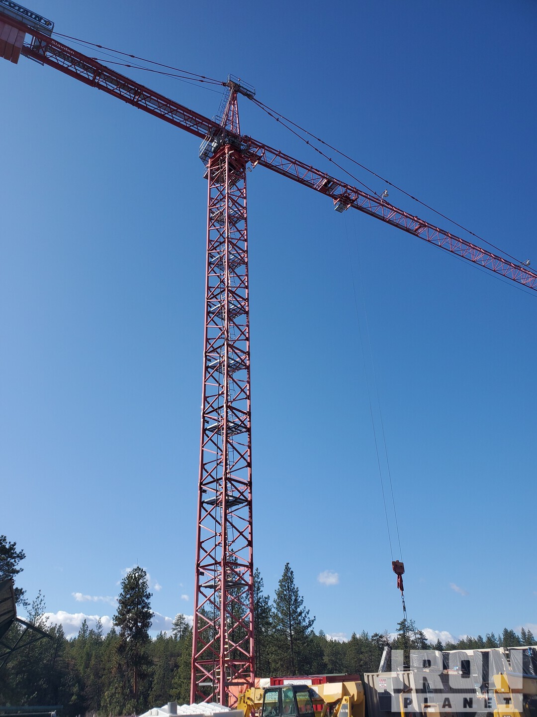 2006 Potain 262' Jib length 148' Hook Height 79.5' Counter Jib 50' Top of  Last Tower Section to Tower Top (Including Light) Tower Crane in Salem,  Oregon, United States (IronPlanet Item #5949949)