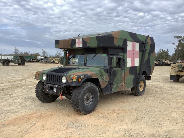 2001 AM General M997A2 HMMWV 2 Door Hard Top w/Ambulance Body