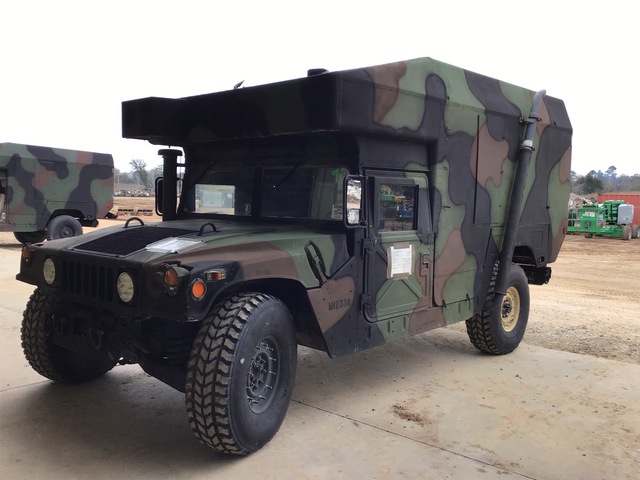 2001 AM General M997A2 HMMWV 2 Door Hard Top w/Ambulance Body