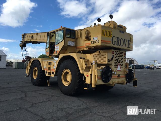 Grove RT870 Rough Terrain Crane