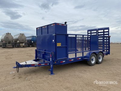 2005 Hay Shed 618H 18 ft T/A Landscape Trailer