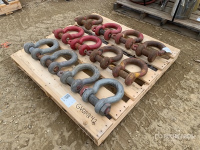 Quantity of (12) 25 Ton Crosby Shackle