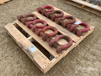 Quantity of (8) 35 Ton Crosby Shackle