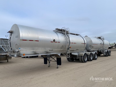 1988 Westank Super B-Train Lead Asphalt Tank Trailer