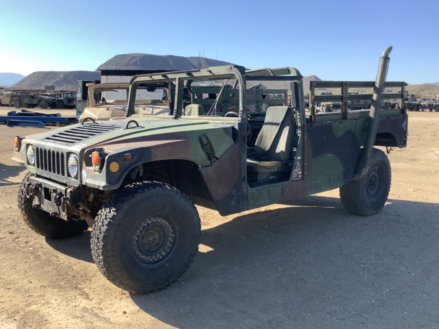 2002 AM General M1123 HMMWV 2 Door w/Truck Body