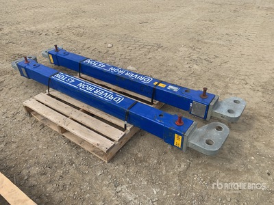 Quantity of (2) N6B045812 45 Ton Adjustable Spreader Bar