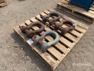 Quantity of (4) Crosby 55 ton Shackle