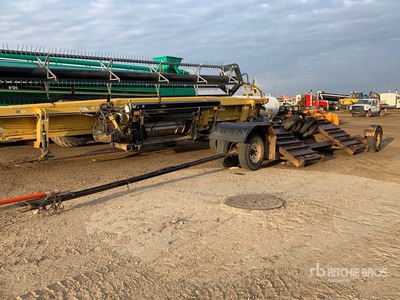 Custom-Built 13 ft Full Carry Windrower Transport Trailer