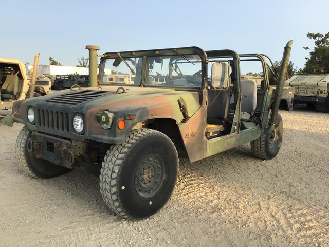 2002 AM General M1123 HMMWV 4 Door w/Truck Body