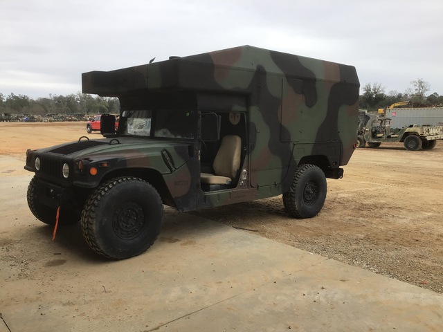 2000 AM General M997A2 HMMWV 4 Door Hard Top w/Ambulance Body